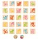 Jeu de rapidité en bois « Attrape la carte » – 5 animaux, 5 couleurs