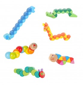 Foykay®, jouets éveil Montessori bois silicone: Anneau, Hochet, Balle  sensorielle, Puzzle Bebe