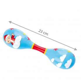 Hochet Bebe Maracas Lutin De Noel Jouet Montessori