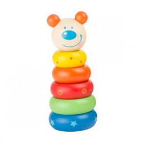Jeux A Empiler Bebe Anneaux A Empiler Collection Animaux Colores