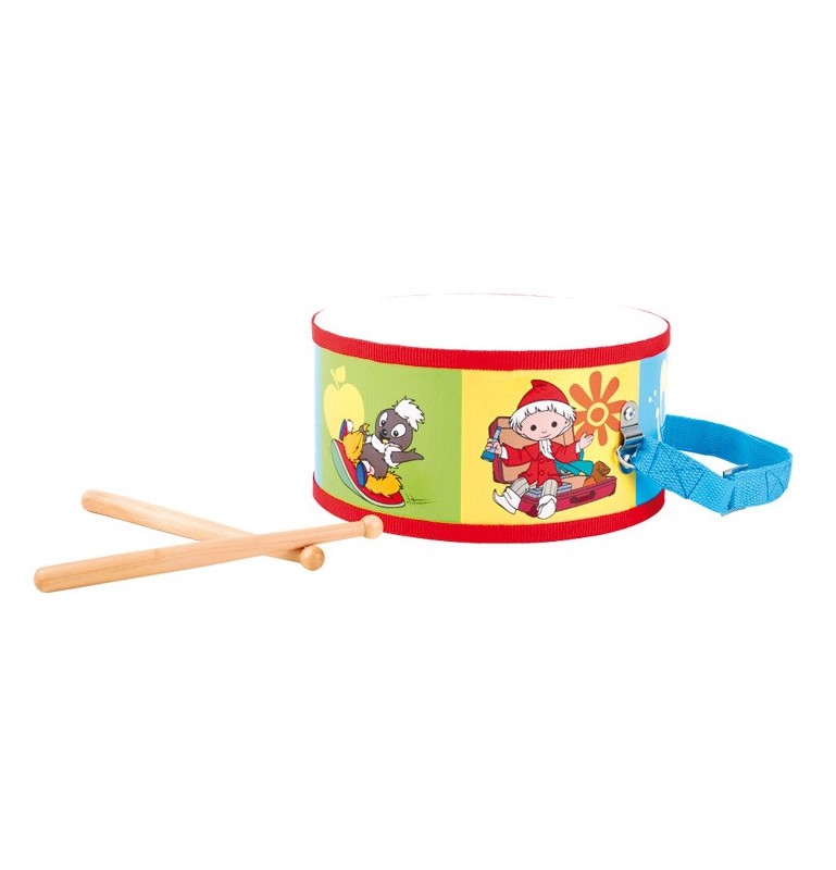 tambour bebe bois