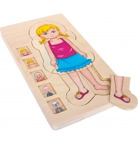 Apprendre corps humain Puzzle - Jouet Montessori