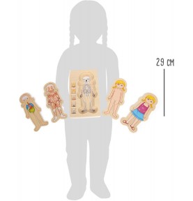 Apprendre corps humain Puzzle - Jouet Montessori