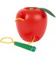 Chenille qui mange une pomme Montessori