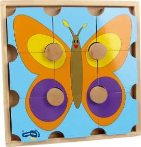 Gros puzzle en bois - Montessori