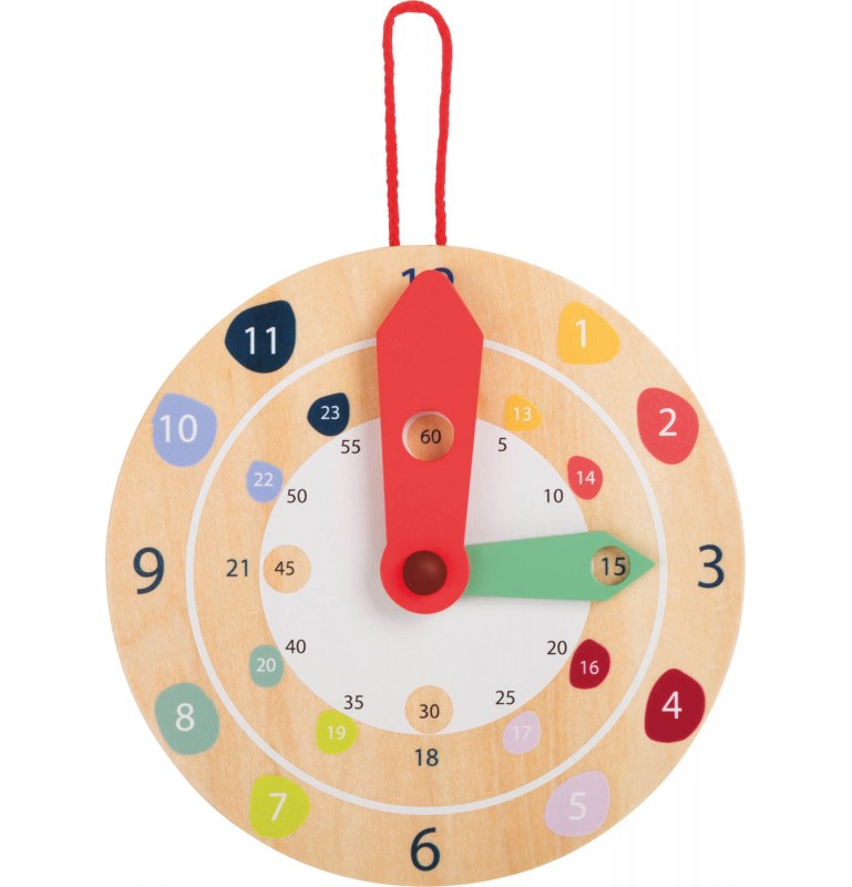 Horloge Montessori Apprendre l'heure Apprentissage de l'heure