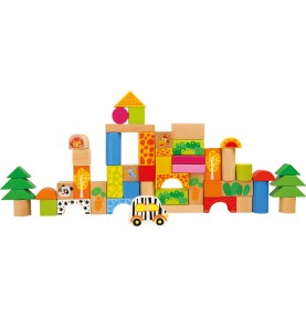 Jeu construction bois - Zoo...