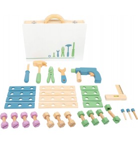 Malette coffret jouet ancien boîte à outils années 70 made in GDR vintage