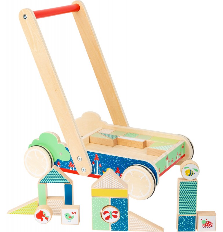 Pousseur Trotteur En Bois Apprentissage De La Marche Ps-t0008