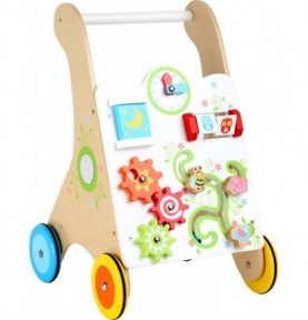 Arkyomi 6 in 1 trotteur bébé garçon fille chariot de marche bebe trotteurs  pousseur multi activités montessori deambulateur avec empêcher la poulie :  : Bébé et Puériculture