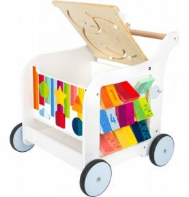 Arkyomi 6 in 1 trotteur bébé garçon fille chariot de marche bebe trotteurs  pousseur multi activités montessori deambulateur avec empêcher la poulie :  : Bébé et Puériculture