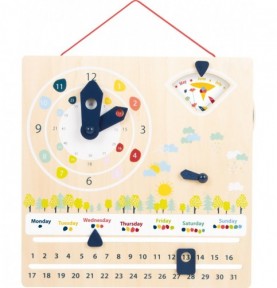 Calendrier-Horloge d'apprentissage