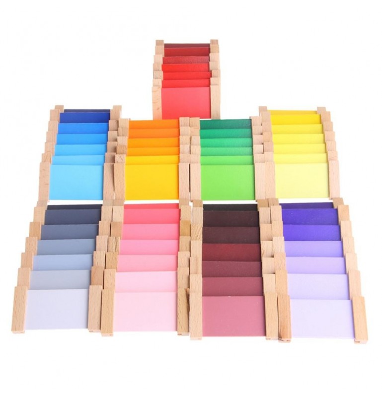 Nuancier Boite couleur Montessori Jeux pour apprendre les couleurs