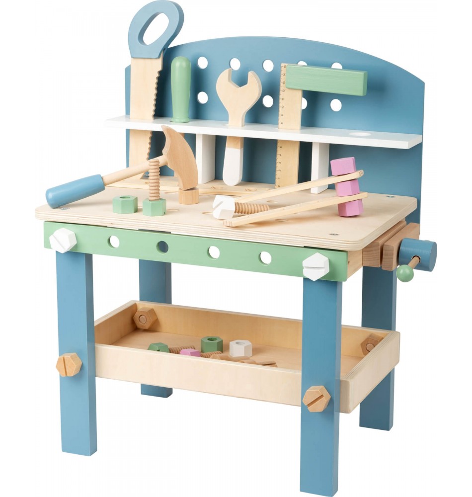 Bricolage enfant : établi en bois jouet
