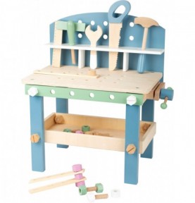 Atoylink Montessori Jouet en Bois Outils Enfant Boîte à Outils en Bois avec  des vis Tournevis Malette Outils Bricolage Enfant Jeux Educatif Cadeau