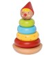 Tour d'anneaux Clown - Jouet culbuto