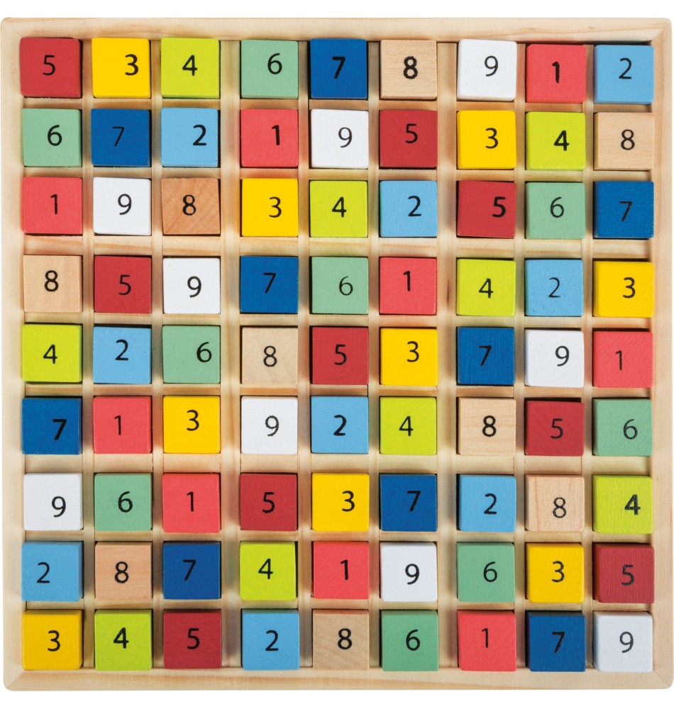 Sudoku en bois - Jouet Montessori