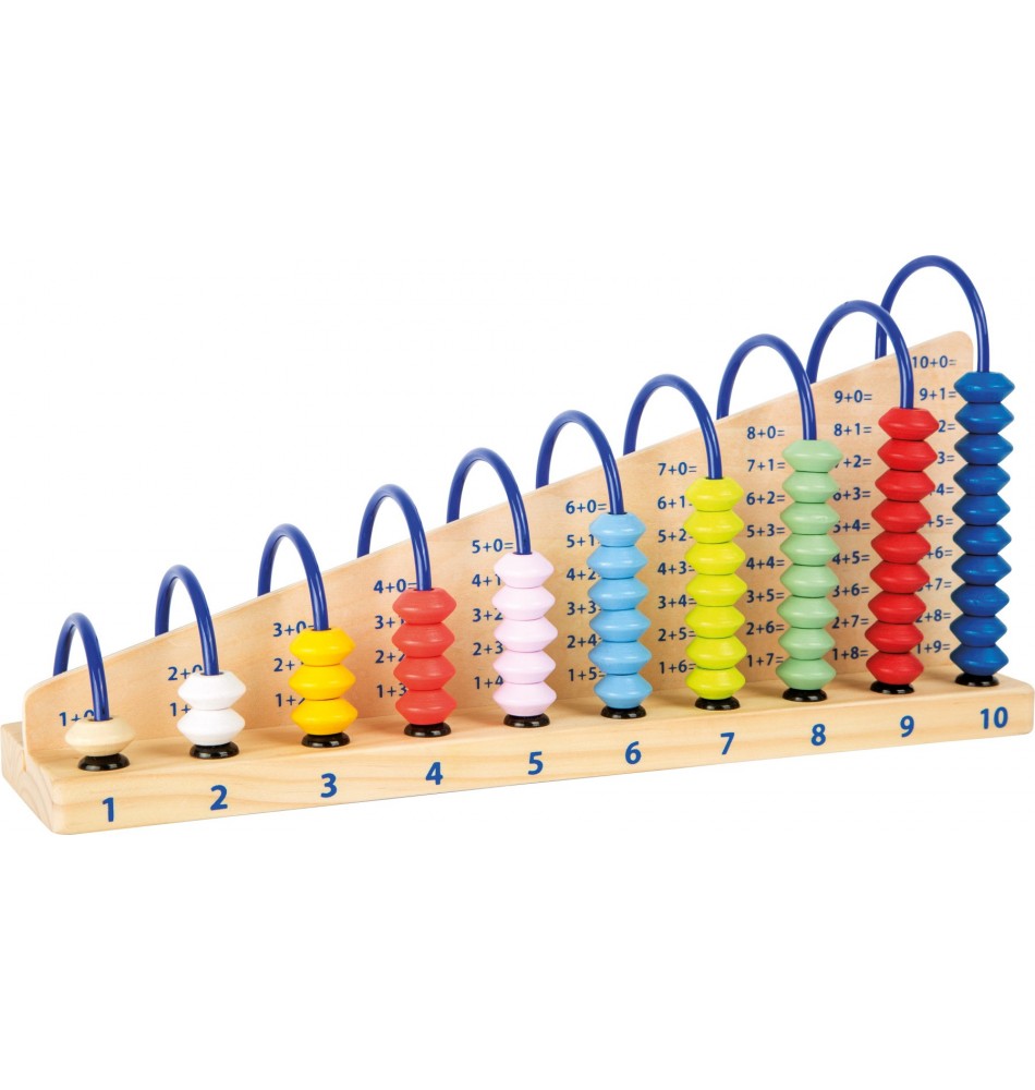 Boulier Règle à Calcul en Bois Boulier Enfant Montessori Abacus