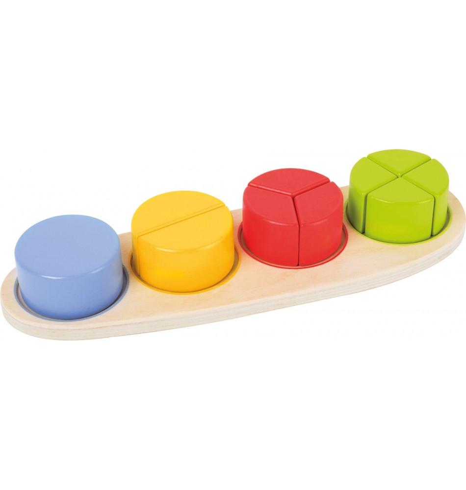 Jeux Montessori : Puzzle fractions : Matériel Montessori