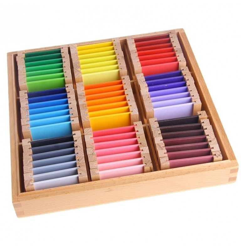 Jeux Montessori : Apprendre les couleurs - Montessori méthode