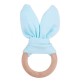 Hochet tissu bébé - Oreilles de lapin
