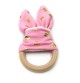 Hochet tissu bébé - Oreilles de lapin