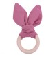 Hochet tissu bébé - Oreilles de lapin