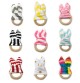 Hochet tissu bébé - Oreilles de lapin