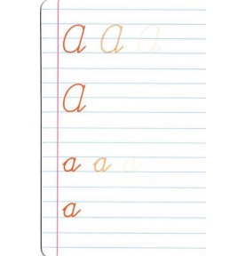 apprendre à écrire en cursive