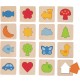 Jeu de mémori formes individuelles