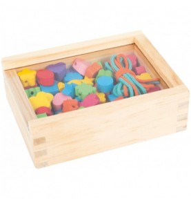 Hilai Numéro Bois coloré Caterpillar Toy Perles Bricolage Perles Lacer Set pour Tout-Petits-Enfants dâge préscolaire Montessori 