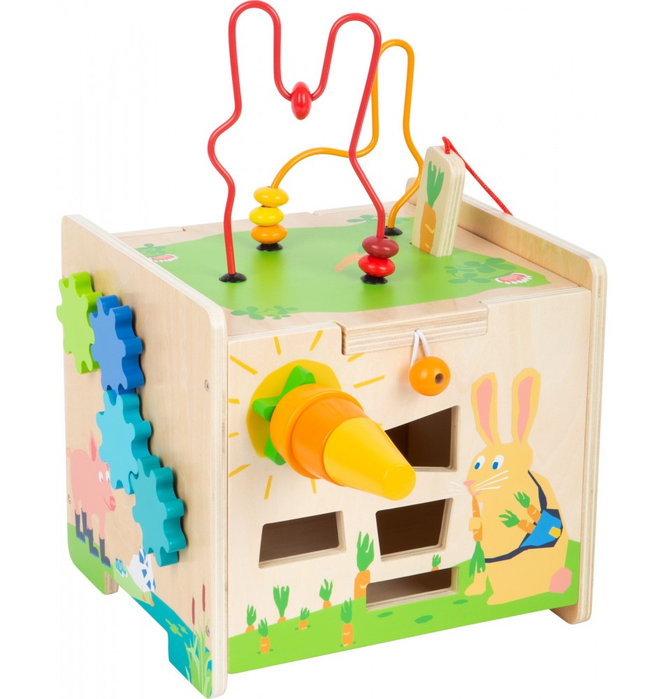 Cube d'Activité Bébé Jouet Bebe 1 an, Jouets Éveil Montessori