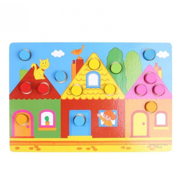 Puzzle apprentissage des couleurs - Apprendre les couleurs Montessori Puzzle apprentissage des couleurs - Apprendre les couleurs Montessori