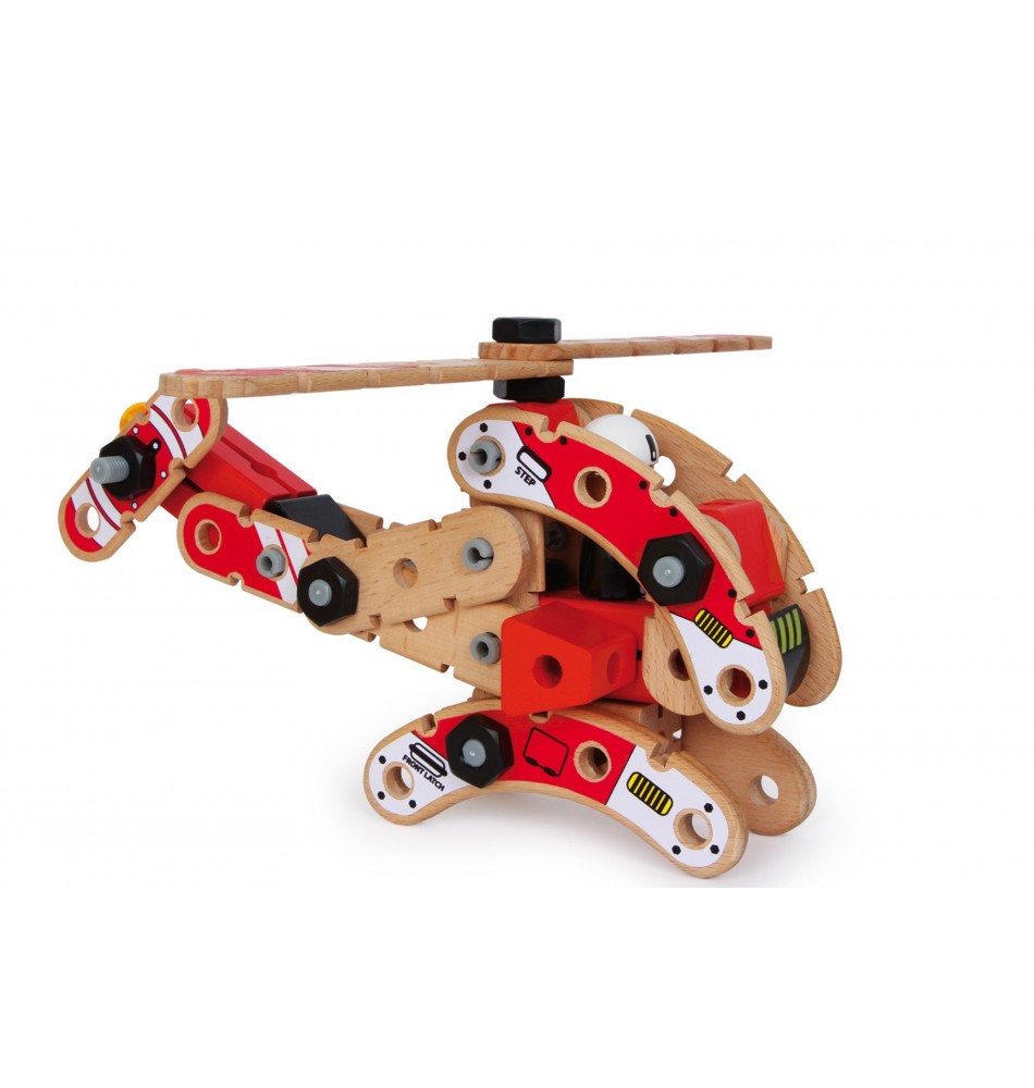 Hélicoptère - Jeu de construction 3D Montessori