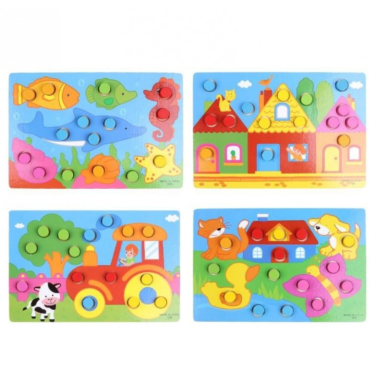 Puzzle apprentissage des couleurs - Apprendre les couleurs Montessori