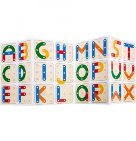 Jeu de reconstruction - Chiffres et lettres Montessori