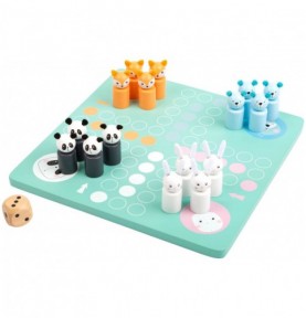 Jeu des petits chevaux pastel Montessori