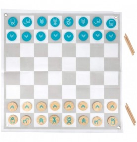 Jeu d'échec et dames géant Montessori