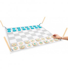 Jeu d'échec et dames géant Montessori