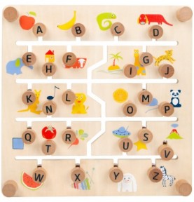 Labyrinthe lettres chiffres Montessori