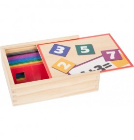 Règle à calcul Montessori en Bois (addition et soustraction) : NIDOSSORI