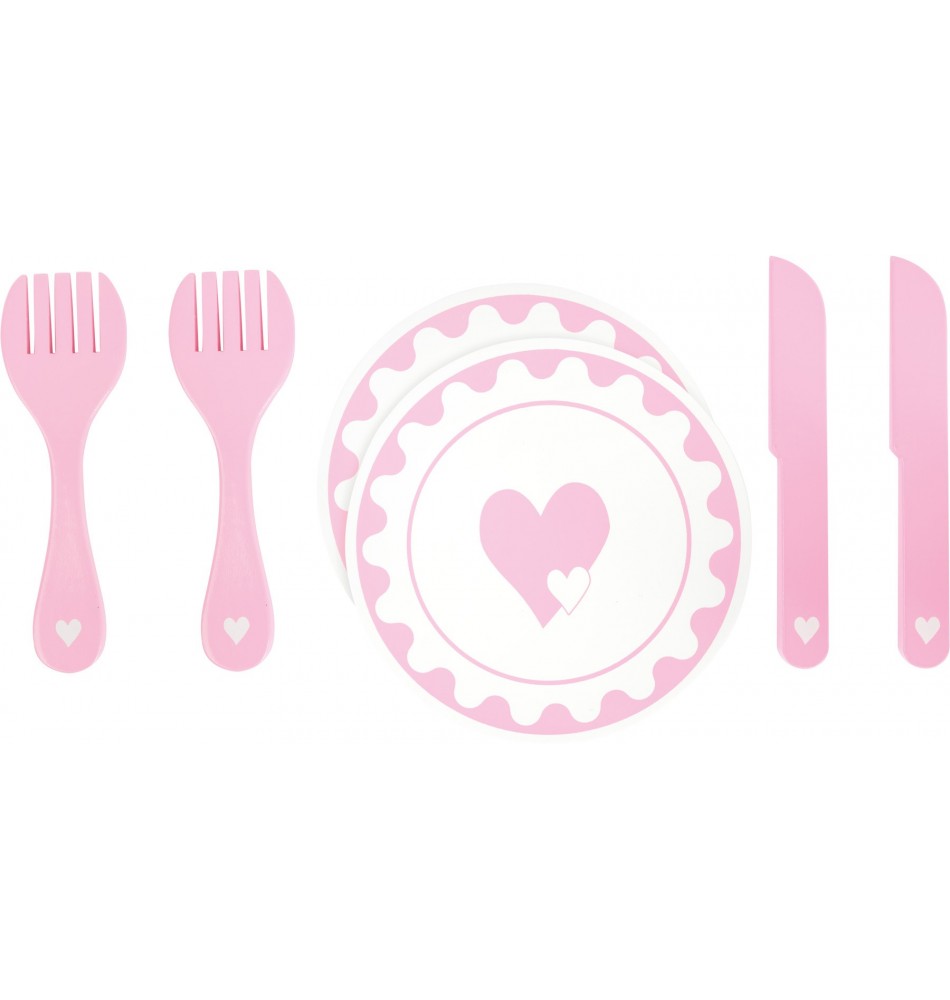 Dinette En Bois Assiette Et Couverts En Bois Jouets Montessori