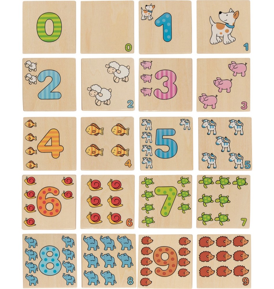 Mémo Apprendre à compter  Matériel Montessori