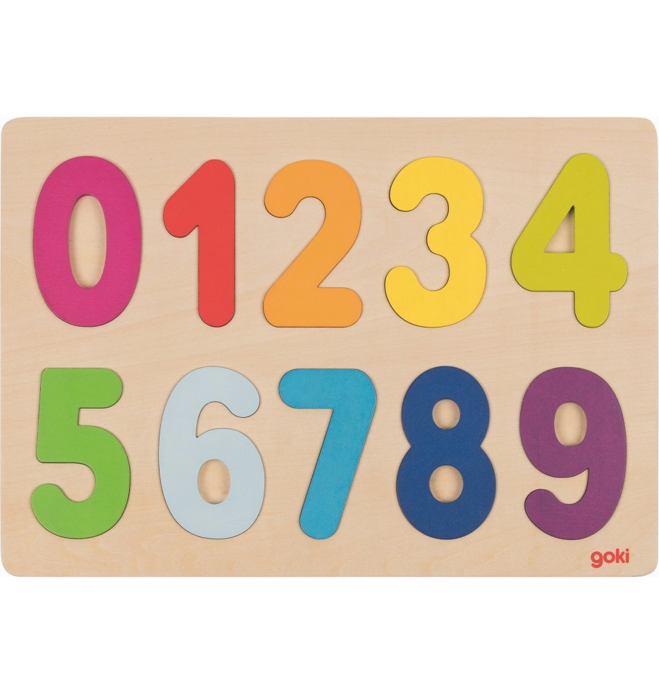 Jeux Montessori : Puzzle chiffre
