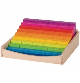 Réglettes de calcul arc-en-ciel Montessori