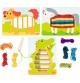 3x cartes à tisser Montessori