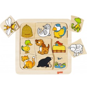 Puzzle en bois association