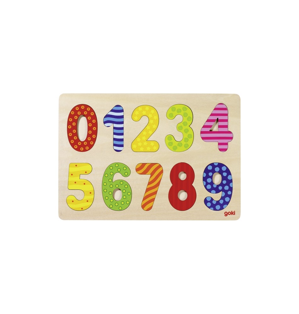 Jeux Montessori : Puzzle bébé chiffre