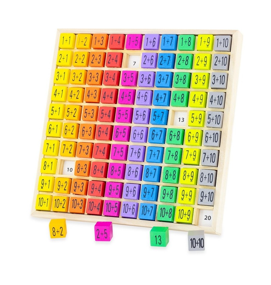 Tables addition mat riel math matiques montessori