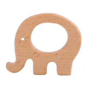 RROVE b/éb/é h/être en Bois hochet Dentition Montessori Jouets en Bois b/éb/é hochet Anneau de Dentition
